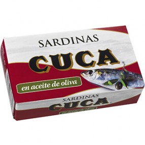 CUCA Sardinas en aceite de oliva lata 120 grs